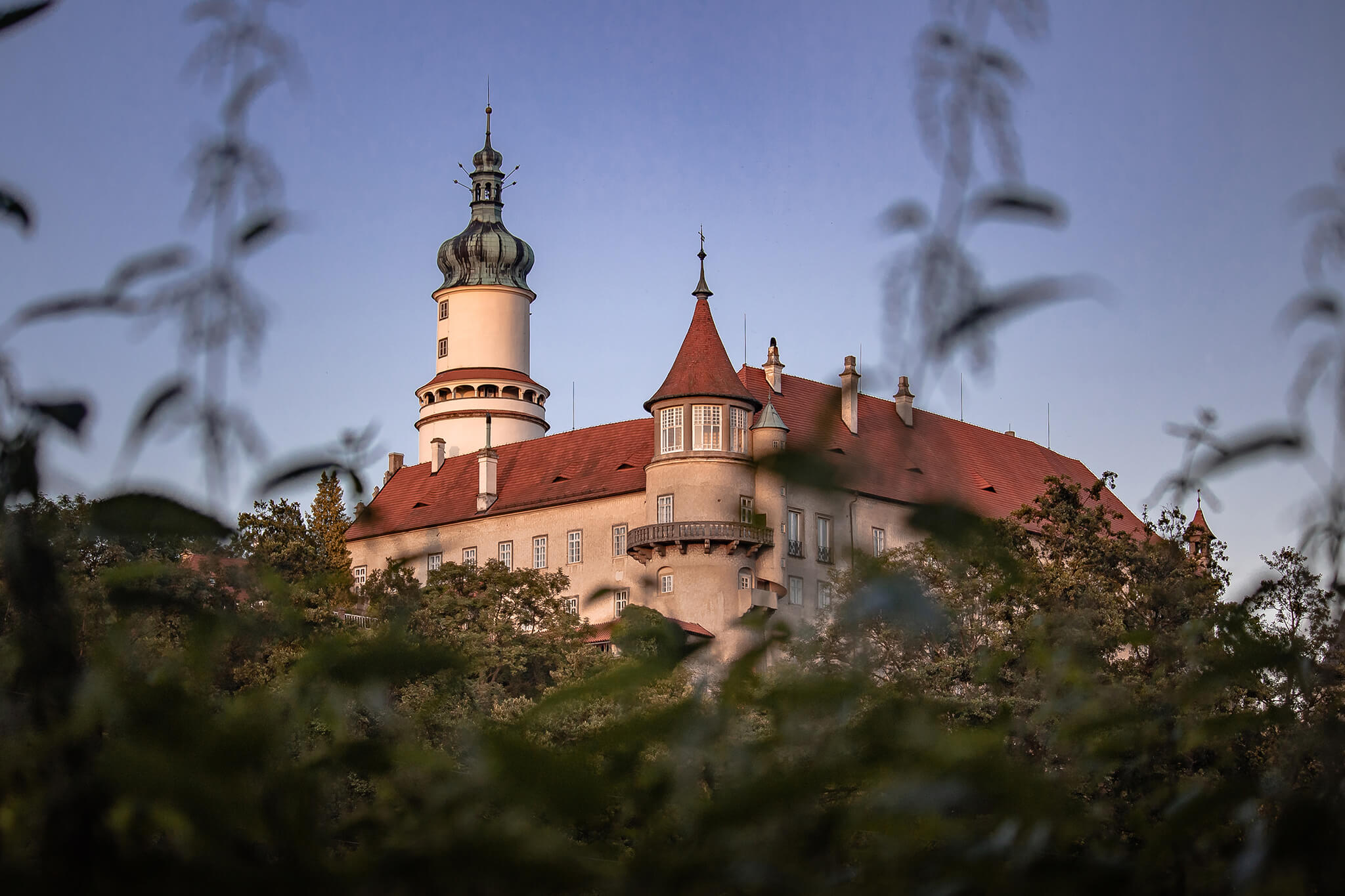 Zámek Nové Město nad Metují z Popluží