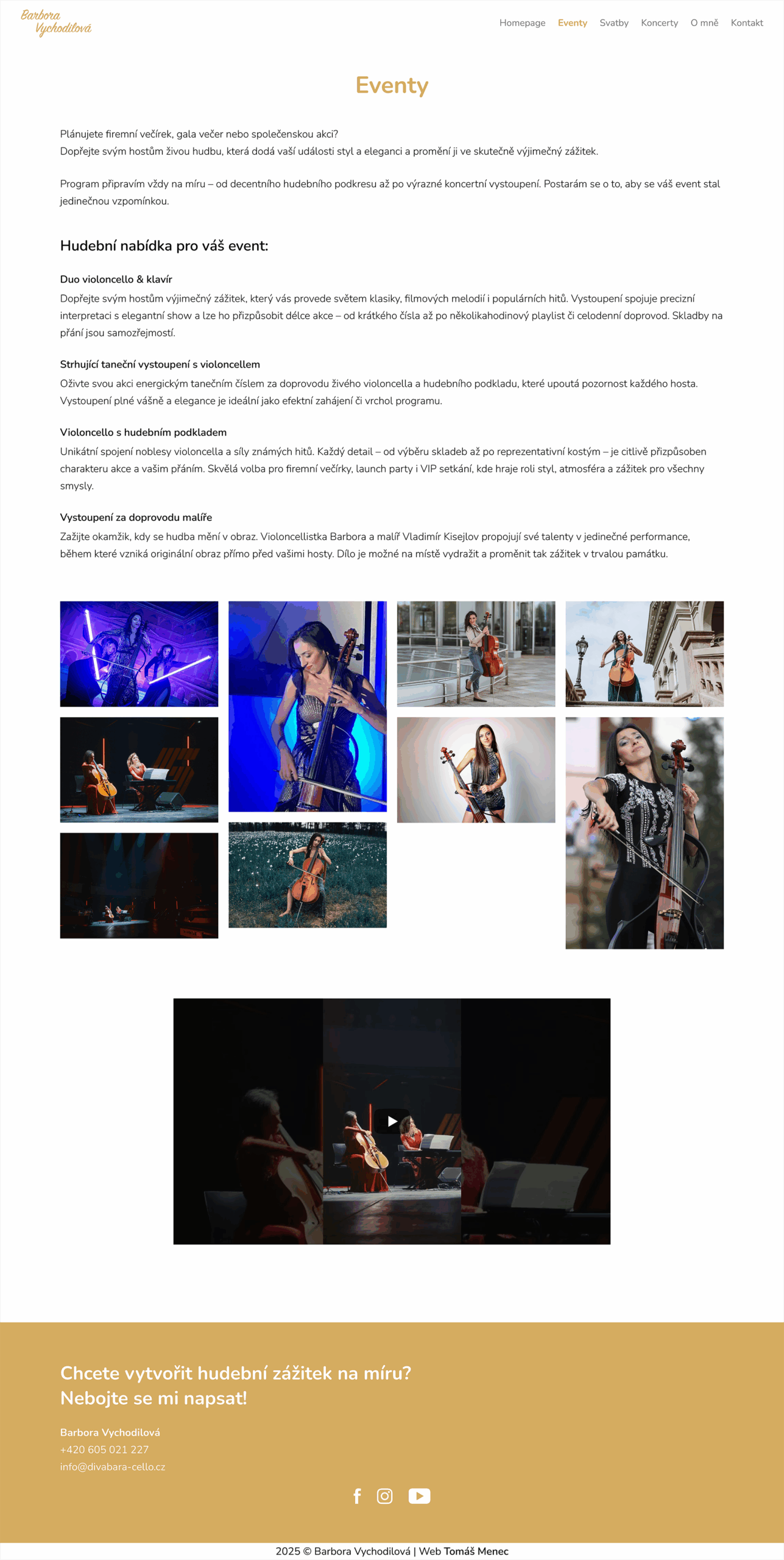 Eventy – Barbora Vychodilova